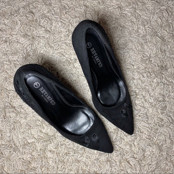 *2/15* REVAMPED Pointed-toe black Heels🖤 - Picture 2 of 6